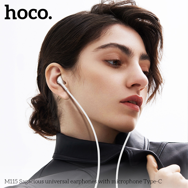 Tai Nghe Cắm Dây Hoco M115 Cổng Type-c Tai Nghe Cắm Dây Hoco M115 Cổng Type-c