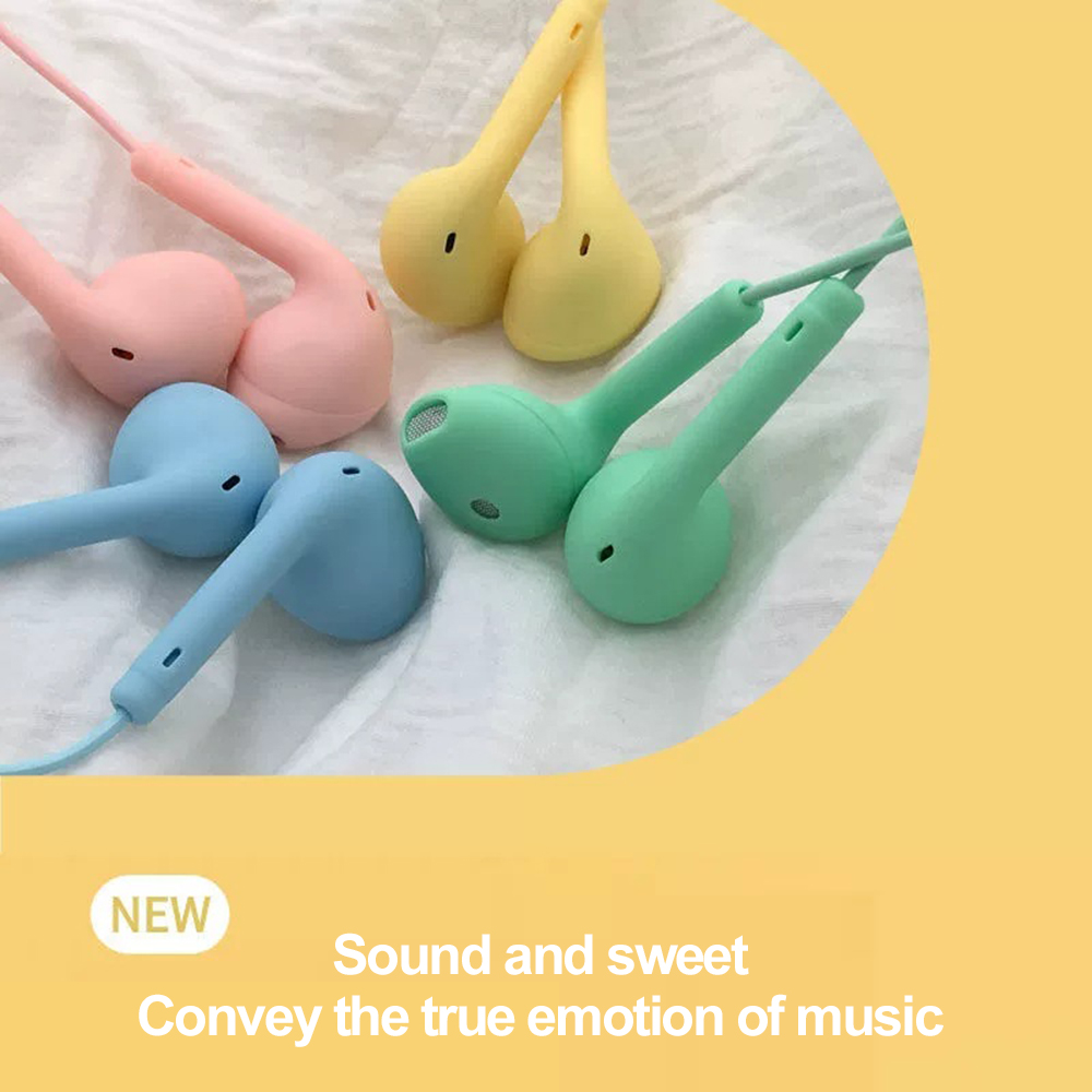 Nguyên Tai nghe HiFi U19 có dây dài 1,2m màu Macaron với âm thanh siêu trầm dành cho Android & iOS | Shopee Việt Nam