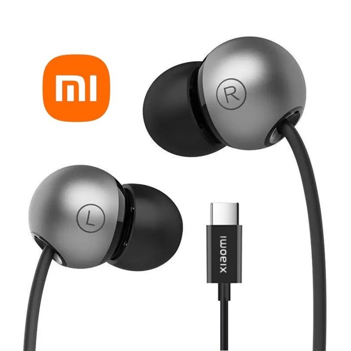 LazMall Xiaomi Chính Hãng Tai Nghe Nhét Tai Xiaomi Type C Âm Thanh Nổi 3 Có Micro Cho Điện Thoại Xiaomi, Tai Nghe Xiaomi Cổng Type-C CD01, Tai Nghe ...
