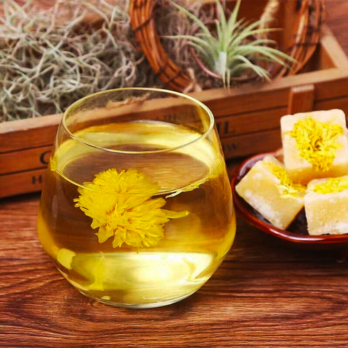 Trà Hoa Cúc Đường Phèn Mật Ong - Túi 500gr | Khoảng 24-27 Viên - THC