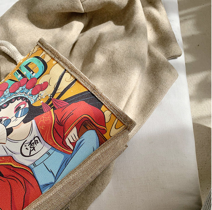 Túi Cói Mini Đi Biển Họa Tiết Nhiều Hình