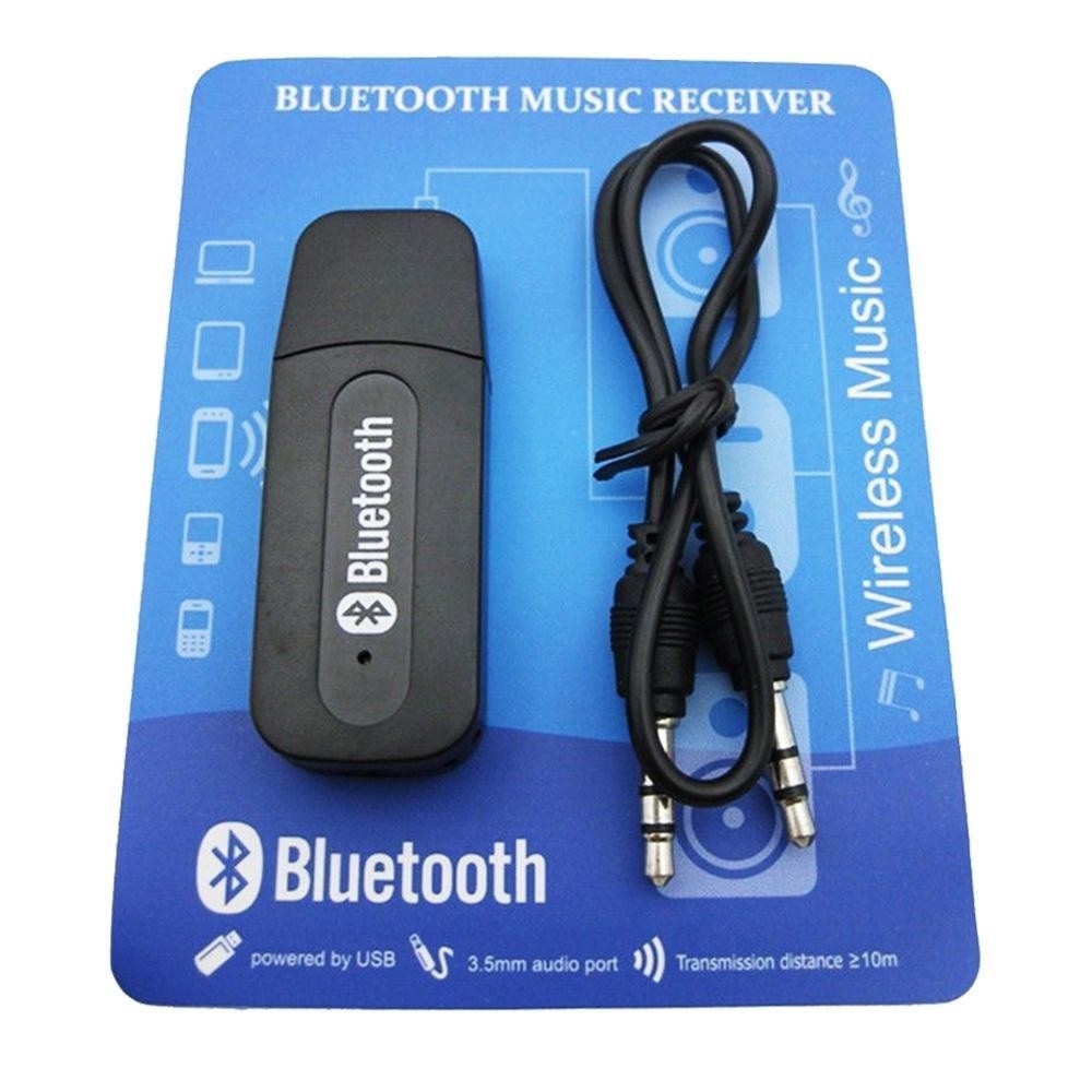 Usb Bluetooth HJX 001/ BT-163, Yet M1 và Cáp âm Thanh 2 đầu 3.5 Sọc Nhiều Màu/ 3.5 ra 2 đầu bông sen. LKP
