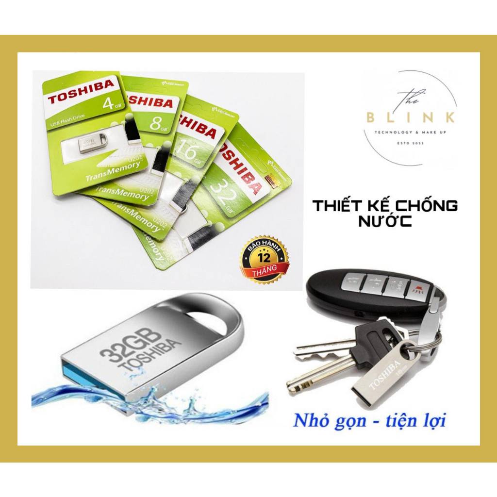 USB 2.0 Toshiba MINI U401 4GB/ 8GB/ 16GB/ 32GB (Bạc) -Thiết Kế Nhỏ Gọn- Kiểu Dáng Tinh Tế- Bảo hành 2 năm | Shopee Việt Nam