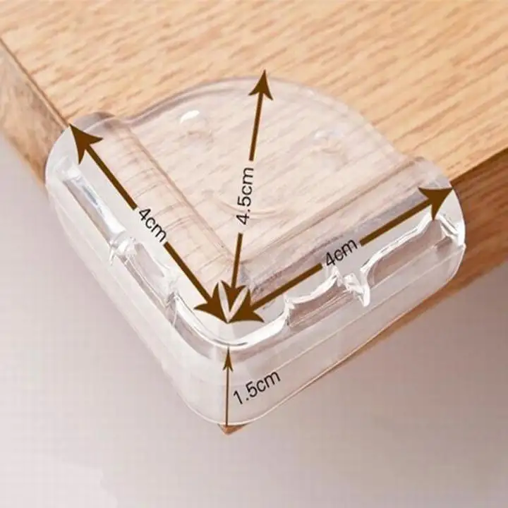 Combo 10 miếng bịt góc bàn Silicon an toàn cho bé tặng kèm băng keo | Lazada.vn