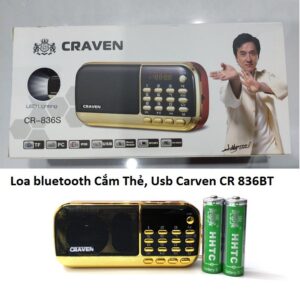 Loa Cắm Thẻ, Usb Carven CR 836S Và Loa Nghe Pháp A Di Đà Phật A929 (2 pin) - Loa Carven CR 836S
