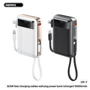 Pin Dự Phòng Sạc Nhanh 22.5W Remax CP-7 10.000mAh. VN