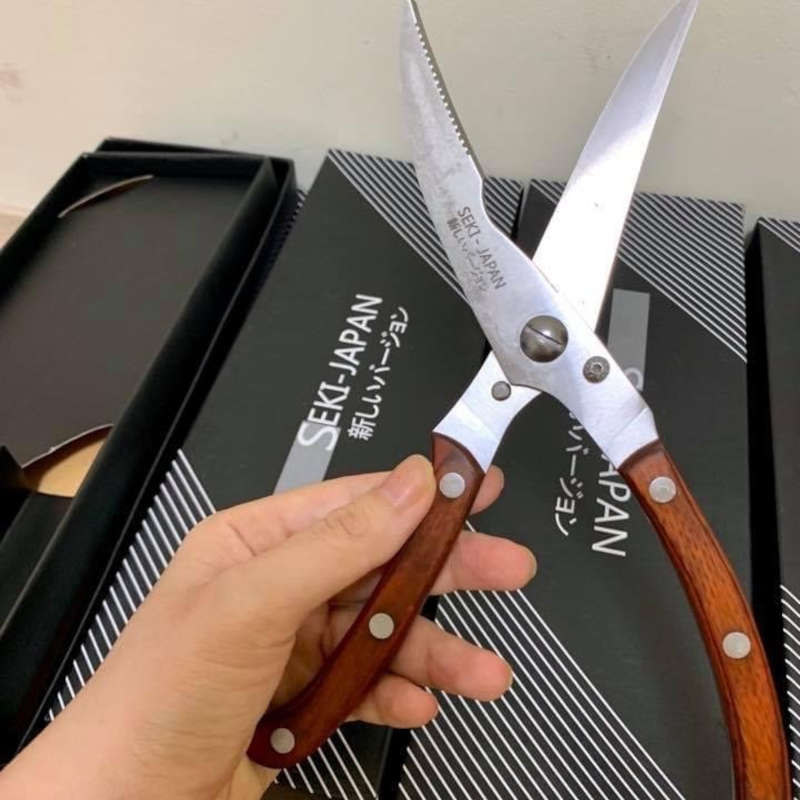 Kéo cắt gà Seki Japan chuẩn Nhật có chốt hãm 2023 - Hàng Nhập Khẩu