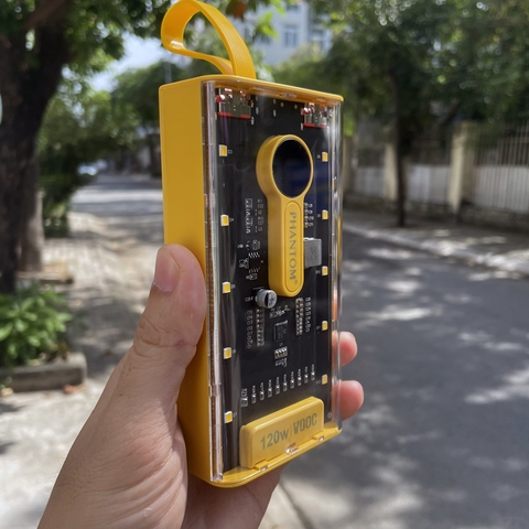 Pin dự phòng trong suốt PHANTOM P22 dung lượng 20000mAh hỗ trợ sạc nhanh QC  22.5 và PD 20W (3 màu tuỳ chọn) Nhất Tín Computer