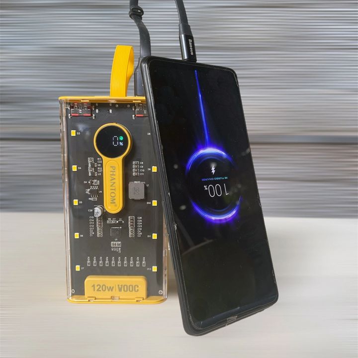 Pin sạc dự phòng PHANTOM P22 sạc nhanh 120W 20000 mAh chính hãng giá rẻ