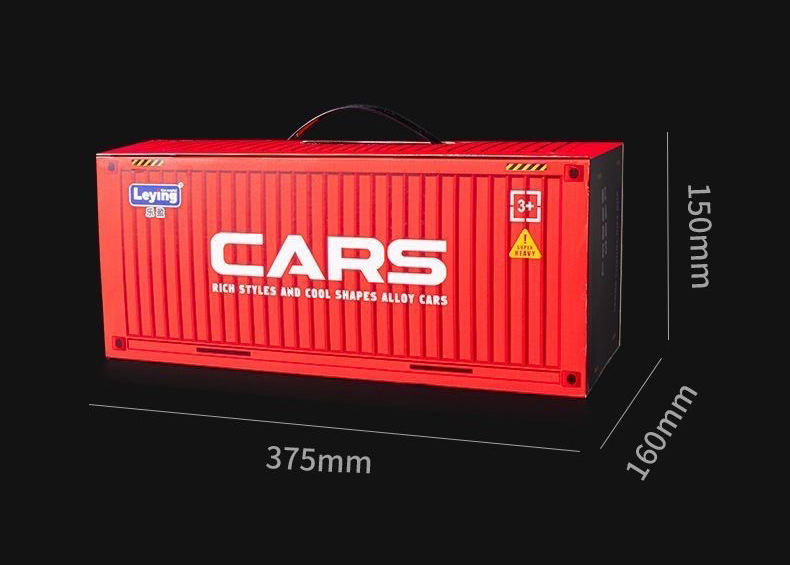 HỘP 48 XE Ô TÔ ĐỒ CHƠI HÌNH CONTAINER