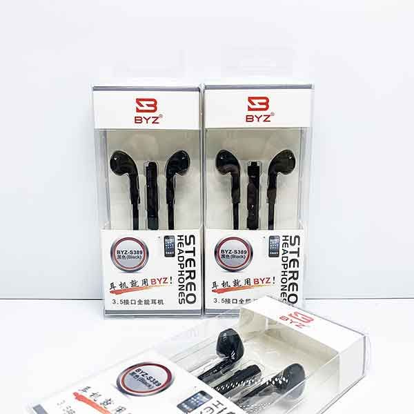Tai nghe nhét tai byz s389 super bass chính hãng giá rẻ