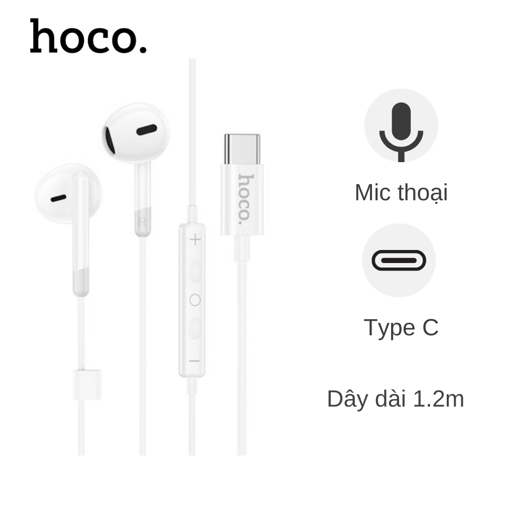 Tai nghe dây Hoco M109 cổng C