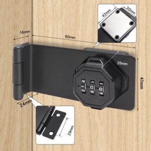 Khóa Mật Khẩu Cửa Lật Góc 90 Độ. dùng cho hòm, tủ tài liệu, ngăn kéo bàn, cửa các loại...v...v...