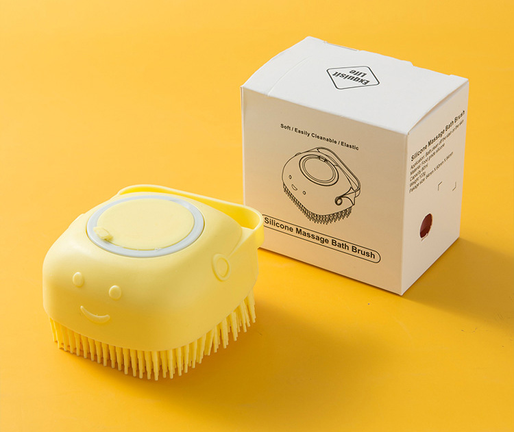 Bàn chải silicon tắm cho bé