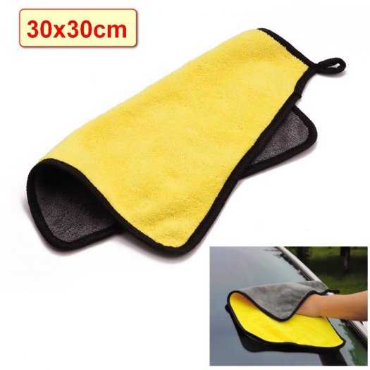 Khăn lau xe cao cấp chuyên dụng Microfiber Cloth kích thước 30 x 30 | Lazada.vn