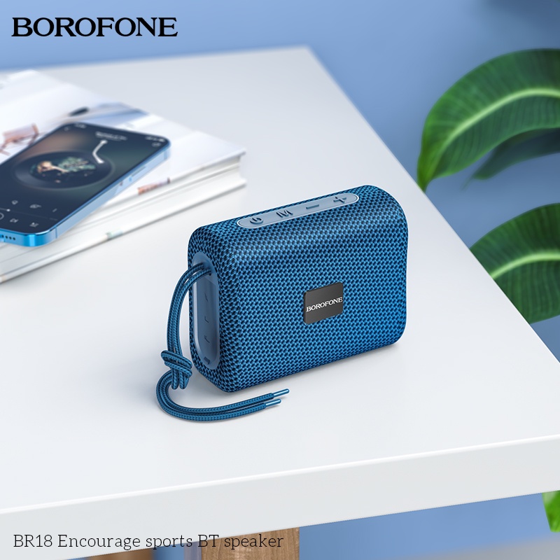 Loa Bluetooth BOROFONE BR18 nhỏ gọn, Bass mạnh mẽ, to rõ, hỗ trợ di động không dây v5.1 - Chính hãng | Shopee Việt Nam