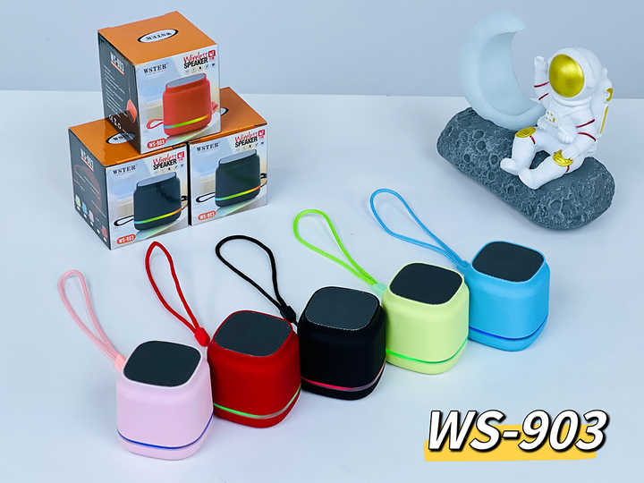 Top Sell WS-903 Mini Wireless Bluetooth Speaker Outdoor Portable RGB Speaker With LED Light