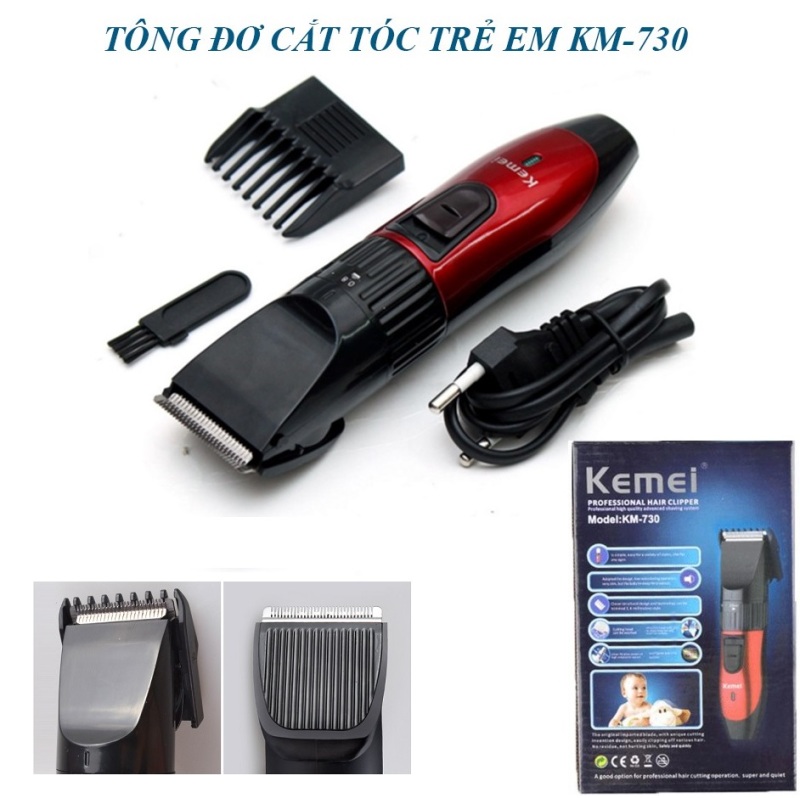 Tông đơ cắt tóc trẻ em KEMEI 730, tăng đơ cắt tóc gia đình, tông đơ hớt tóc  tiện lợi, nhỏ gọn, giá cực tốt... | Lazada.vn