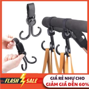 Móc Đôi Treo Đồ Đa Năng Gắn Xe Điện Xe Đẩy///DL