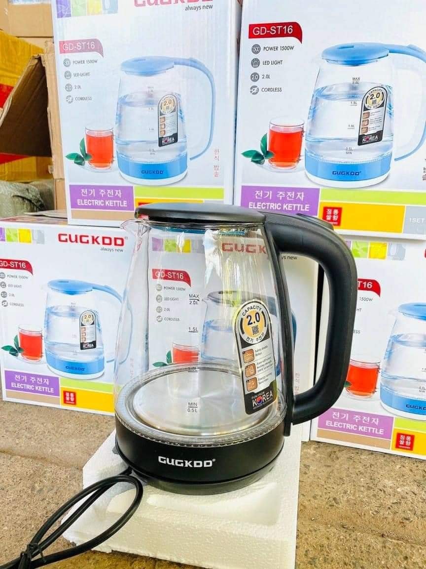 ẤM SIÊU TỐC THUỶ TINH GUGKDD 2 lit CHỊU NHIỆT CAO có CHỨC NĂNG TỰ NGẮT CHỐNG ĐUN KHAN - P923236 | Sàn thương mại điện tử của khách hàng Viettelpost