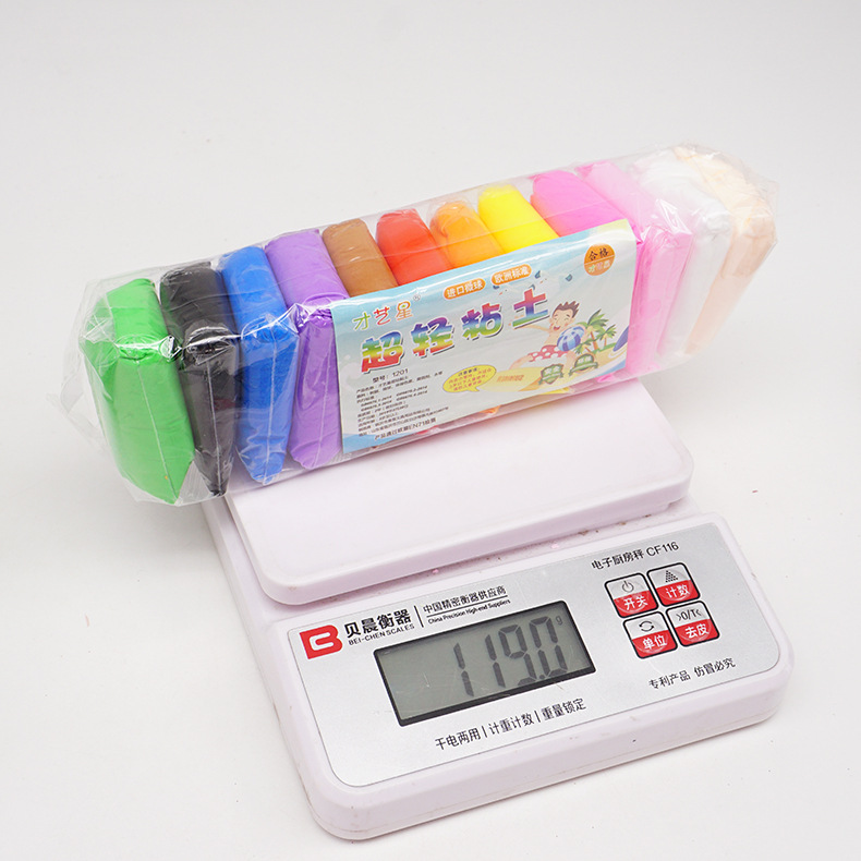 Bộ 12 đất sét màu cho bé