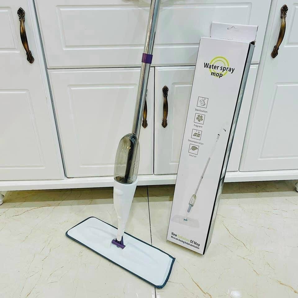 WATER SPRAY MOP: CÂY LAU NHÀ THÔNG MINH 360 PHUN SƯƠNG CÓ BÌNH XỊT 3 TRONG 1 (T20-30) (CÂY)