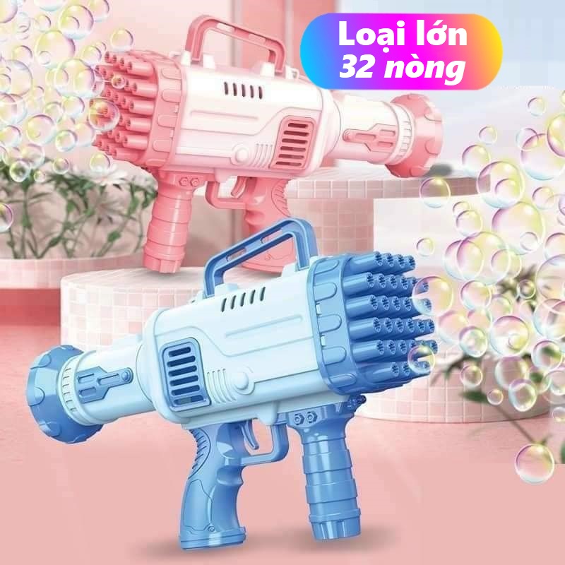 Đồ chơi súng bắn bong bóng 32 nòng, đồ chơi máy bắn bong bóng cỡ lớn 32 lỗ đồ chơi bọt xốp ngoài trời cho bé | Lazada.vn