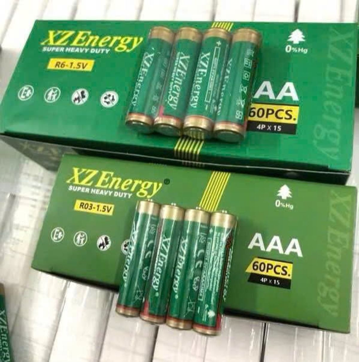 HỘP 60 VIÊN PIN 2A XZENERGY 1.5V