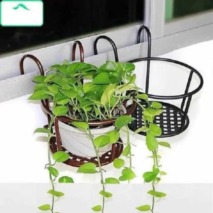 Giỏ hoa treo ban côngKhung thép chắc chắnsơn tĩnh điệnthẩm mỹ caobảo vệ hoa | Lazada.vn