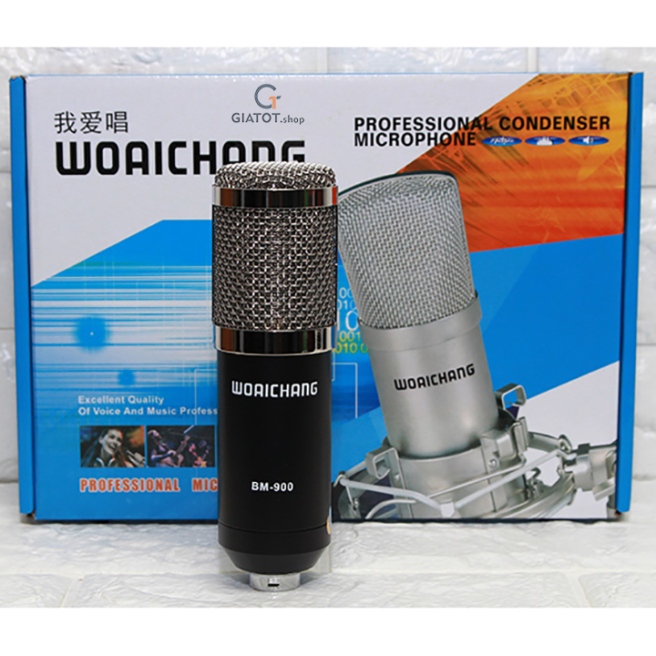 Kết quả hình ảnh cho mic thu âm woaichang bm 900