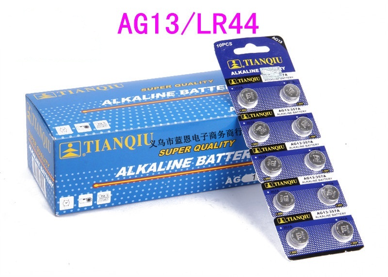 Vỉ 10 Viên Pin Ag13/lr44H/357A Tianqiu 1.5V | Giasibienhoa.com
