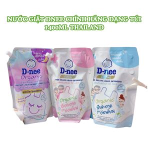 Nước giặt Dnee cho bé sơ sinh dạng túi 1400ml/ 1100ml