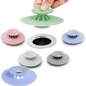 Nắp Silicon Lọc Rác Đậy Cống Thoát Nước, Bồn Rửa Chén Hình Đĩa Bay