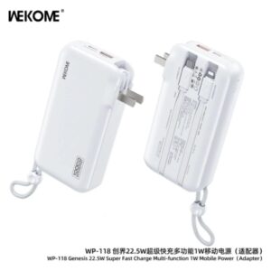 Pin dự phòng Sạc nhanh 22.5W WEKOME WP-118 10.000mAh. VN