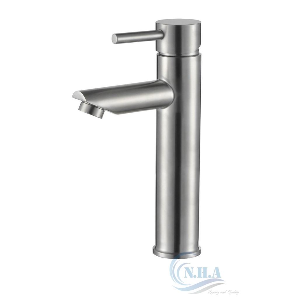 Vòi Lavabo,Vòi Rửa Mặt Nóng Lạnh (Inox 304 - 20cm) N.H.A HA-601-2 | Shopee Việt Nam