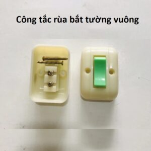 Công tắc rùa bắt tường vuông