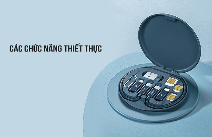 Bộ cáp sạc nhanh đa năng 60W Remax RC-190 7