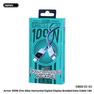 Các sạc nhanh 100W Remax CB02 (C-C) 2 đầu type-c