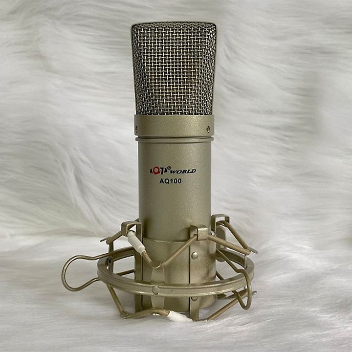 Micro thu âm chuyên nghiệp AQTA AQ-100 Hỗ Trợ Livestream Chính Hãng