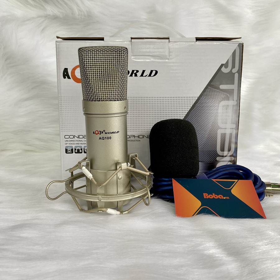 Micro thu âm chuyên nghiệp AQT AQ-100 chính hãng giá rẻ