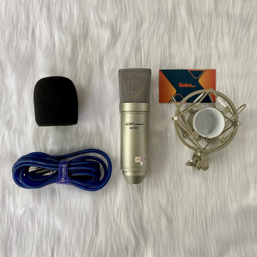 Micro thu âm chuyên nghiệp AQT AQ-100 chính hãng giá rẻ