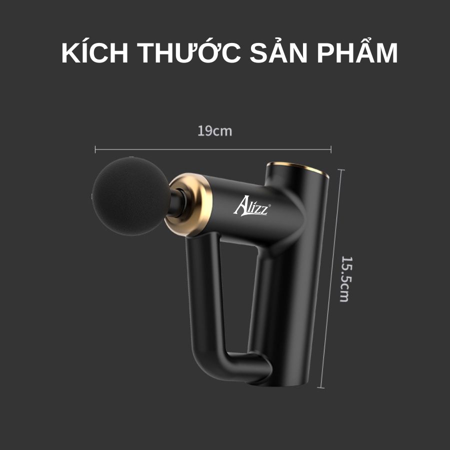 Súng Massage Cầm tay 4 Đầu ALIZZ AL-13897