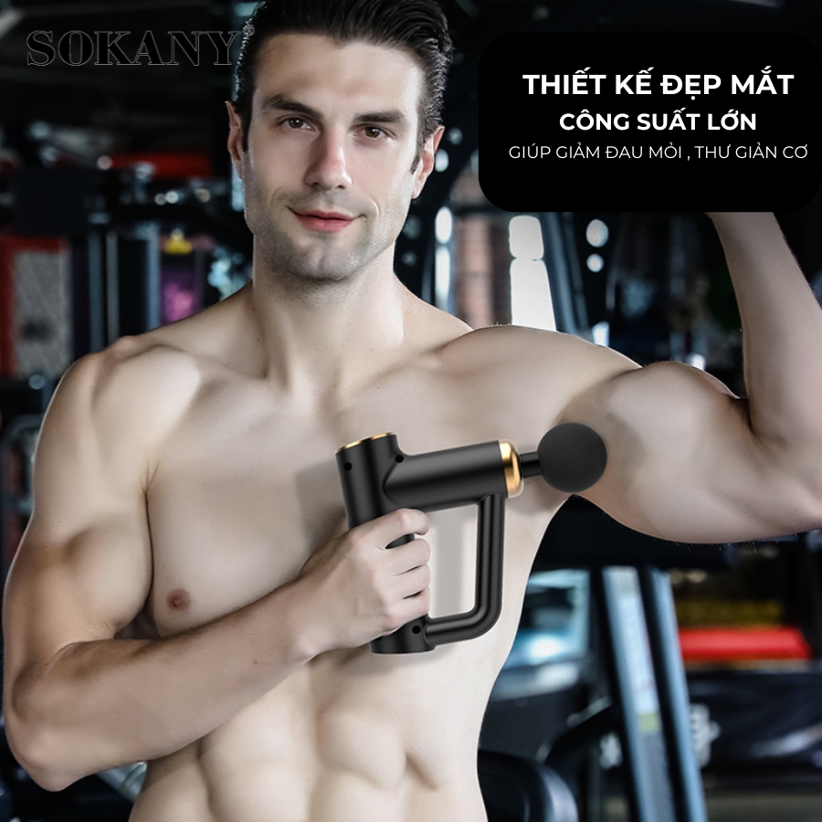 Súng Massage Cầm tay 4 Đầu SOKANY SKN-14006