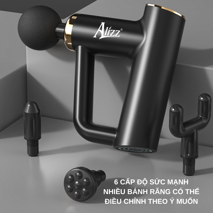 Súng Massage Cầm tay 4 Đầu ALIZZ AL-13897