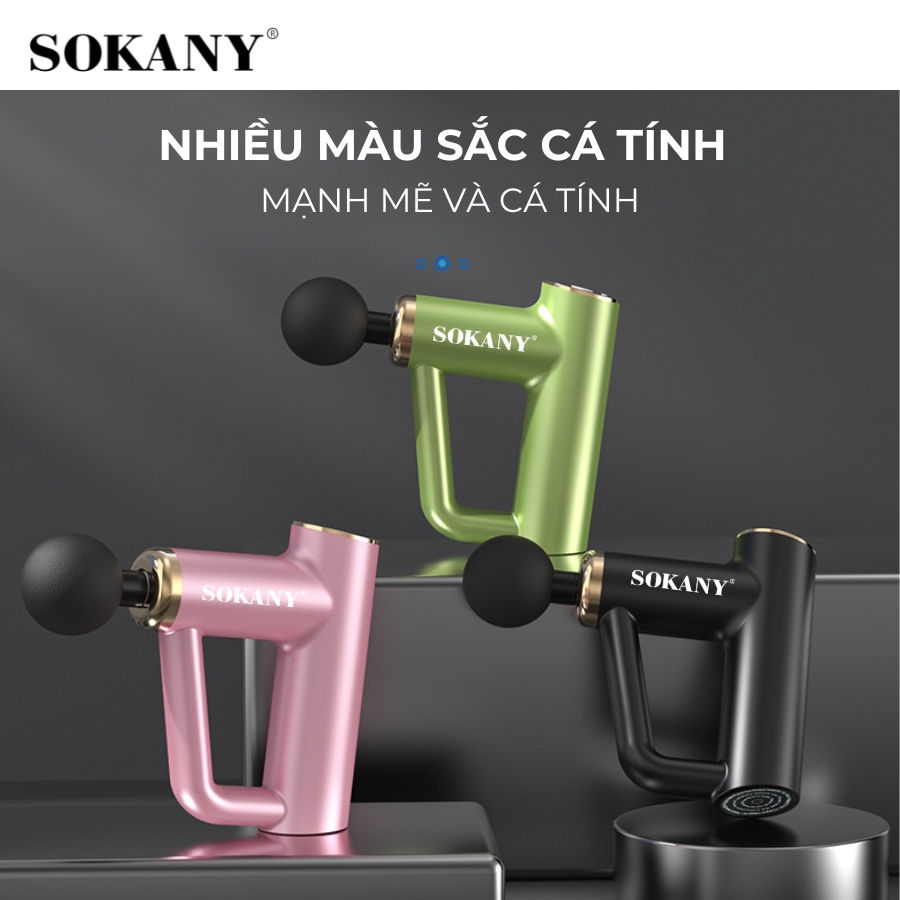 Súng Massage Cầm tay 4 Đầu SOKANY SKN-14006