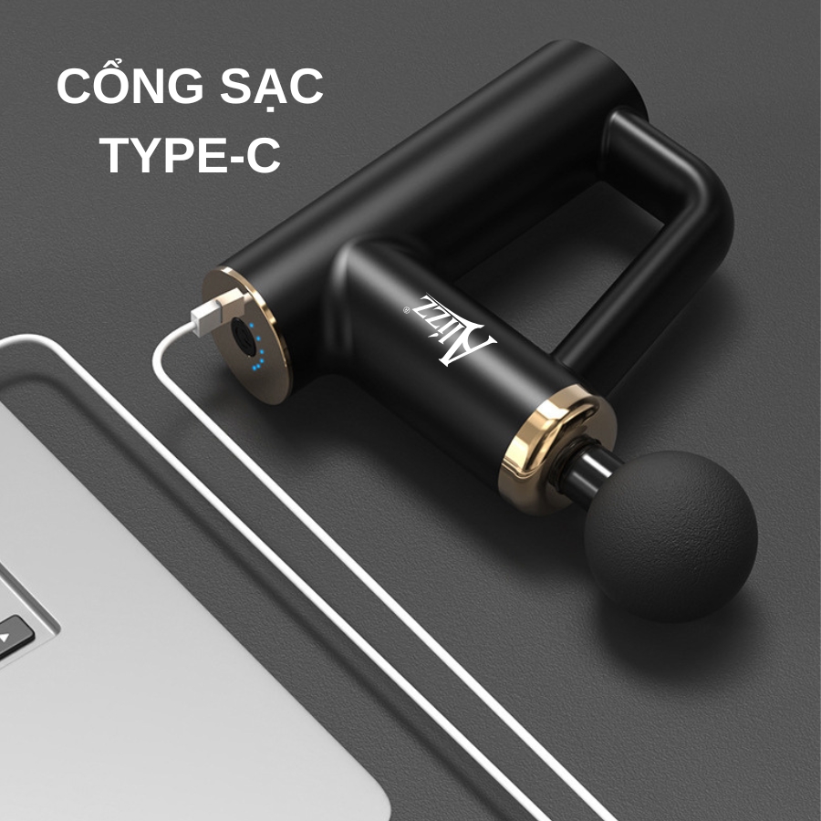 Súng Massage Cầm tay 4 Đầu ALIZZ AL-13897