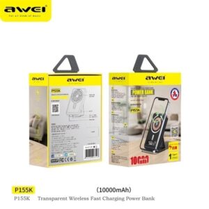 Pin dự phòng sạc không dây AWEI P155K 10.000mAh. 22.5W. G.itx2