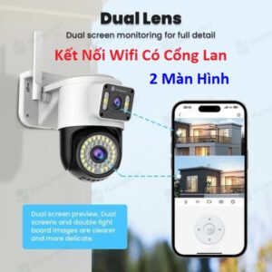 Camera IP Wifi 2 Màn Hình Yoosee BLQ42/ QT36