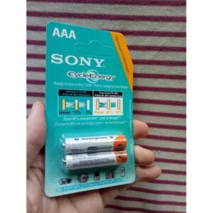 Pin Sạc Camelion AAA (3A) 1100mah/ AA (2A) 2700mah và Pin Sạc Sony AA (2A) / AAA (3A) Vỉ 2 Viên - Sony AAA (3A)