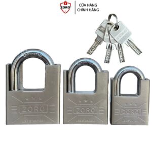 Ổ Khóa Zoro Màu Bạc (Chống Căt) 7/6/5/4 Phân (70mm/60mm/50mm/40mm) - Chống Căt 6 Phân (60mm)///HB